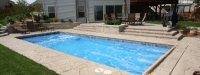Fiberglass Pool (33' x 15') in Oswego, IL