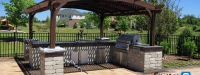 Outdoor Kitchen and Pergola in South Barrington, IL