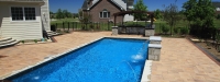 Cassini Model Rectangle Pool with Automatic Pool Cover in South Barrington, IL